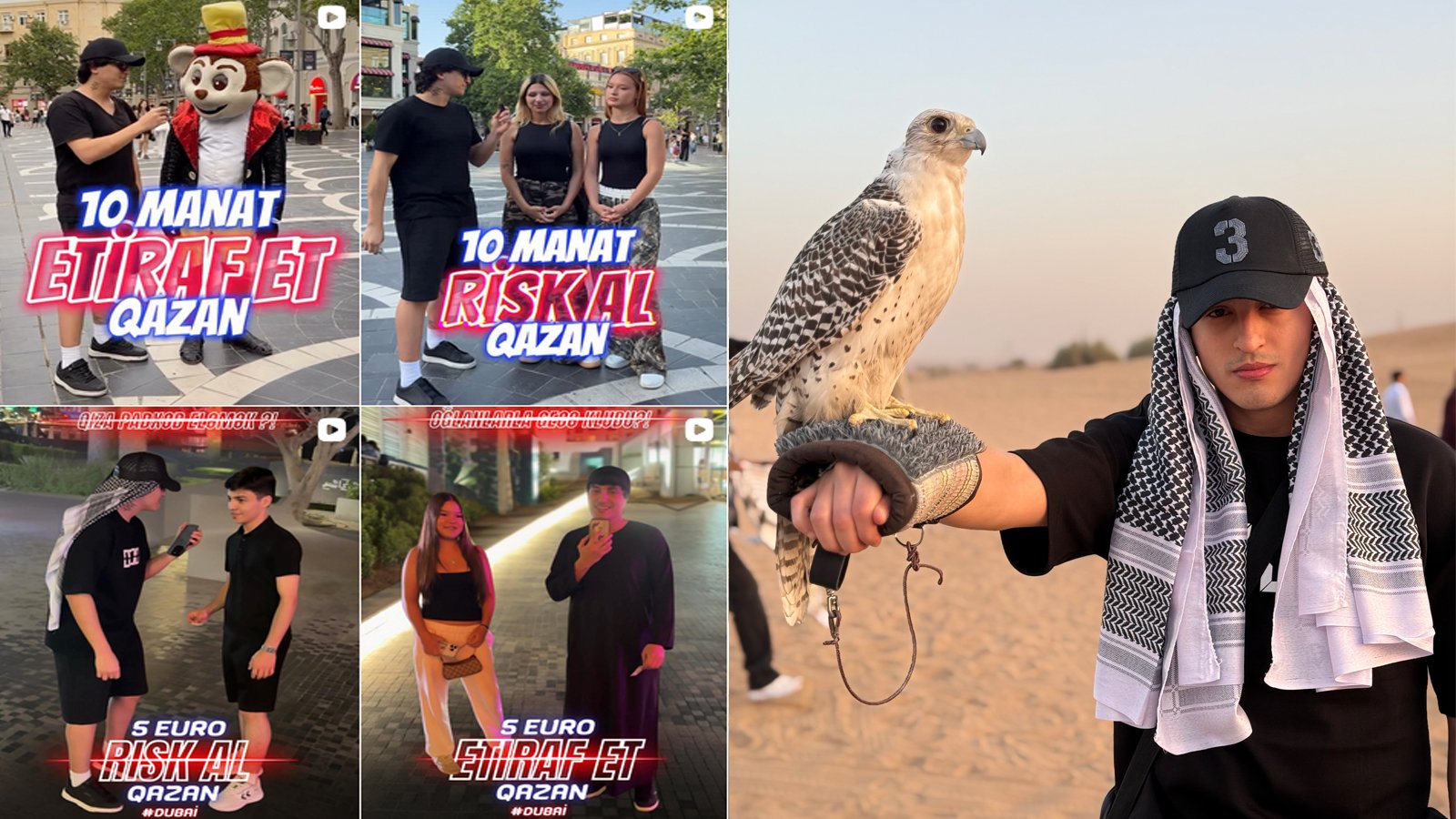 Təhmin Şükürlü, conocido por el nombre de usuario @qaqazzi, está revolucionando las redes sociales